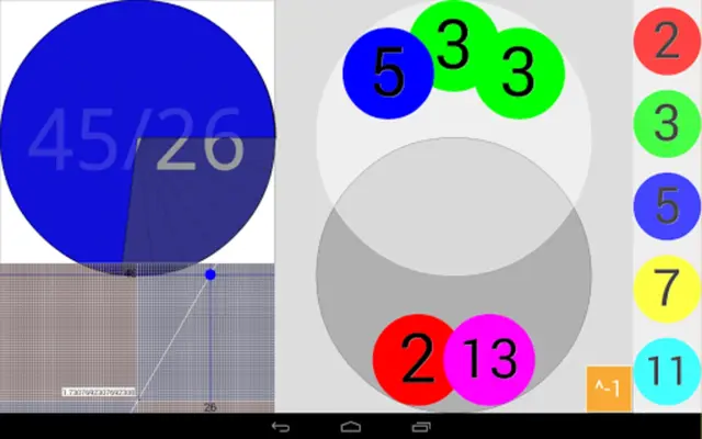 Touch Fraction ℚ android App screenshot 2