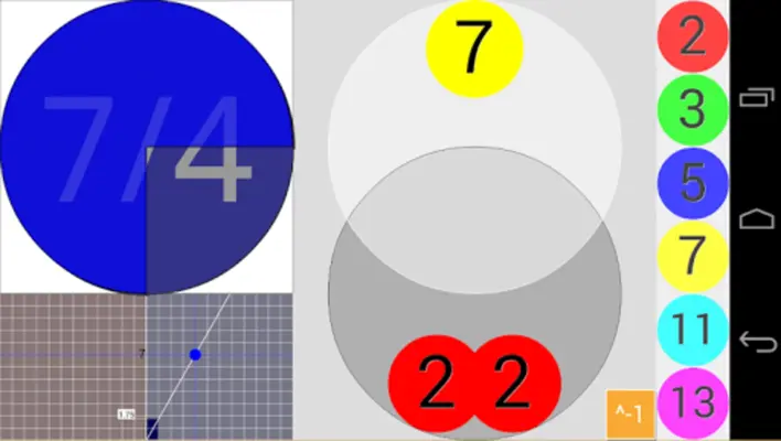 Touch Fraction ℚ android App screenshot 4